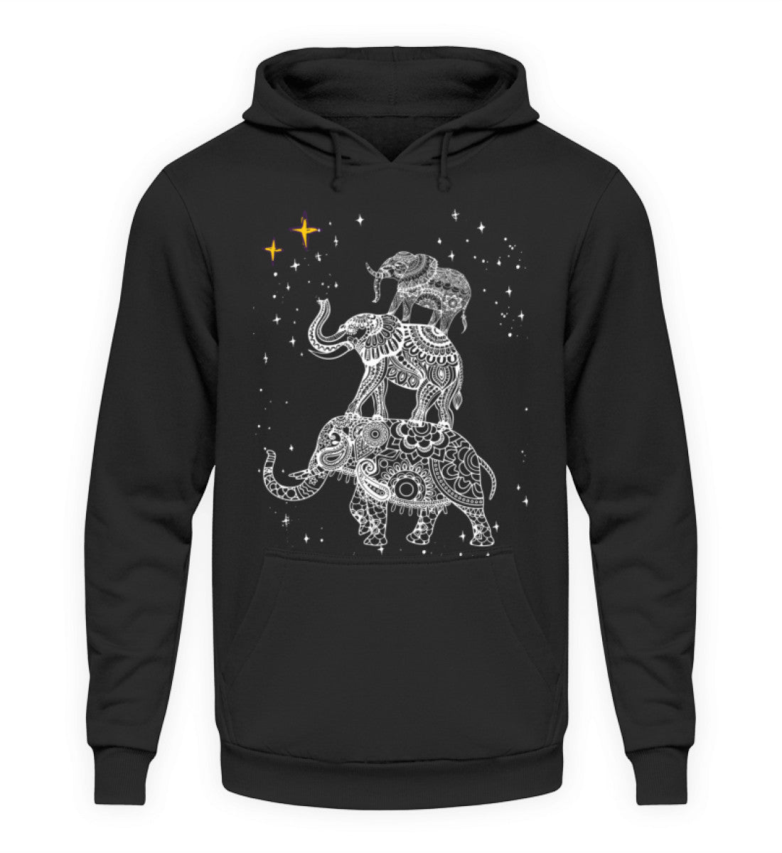 KRAFT, GLÜCK UND WOHLSTAND  - Unisex Mandala Hoodie