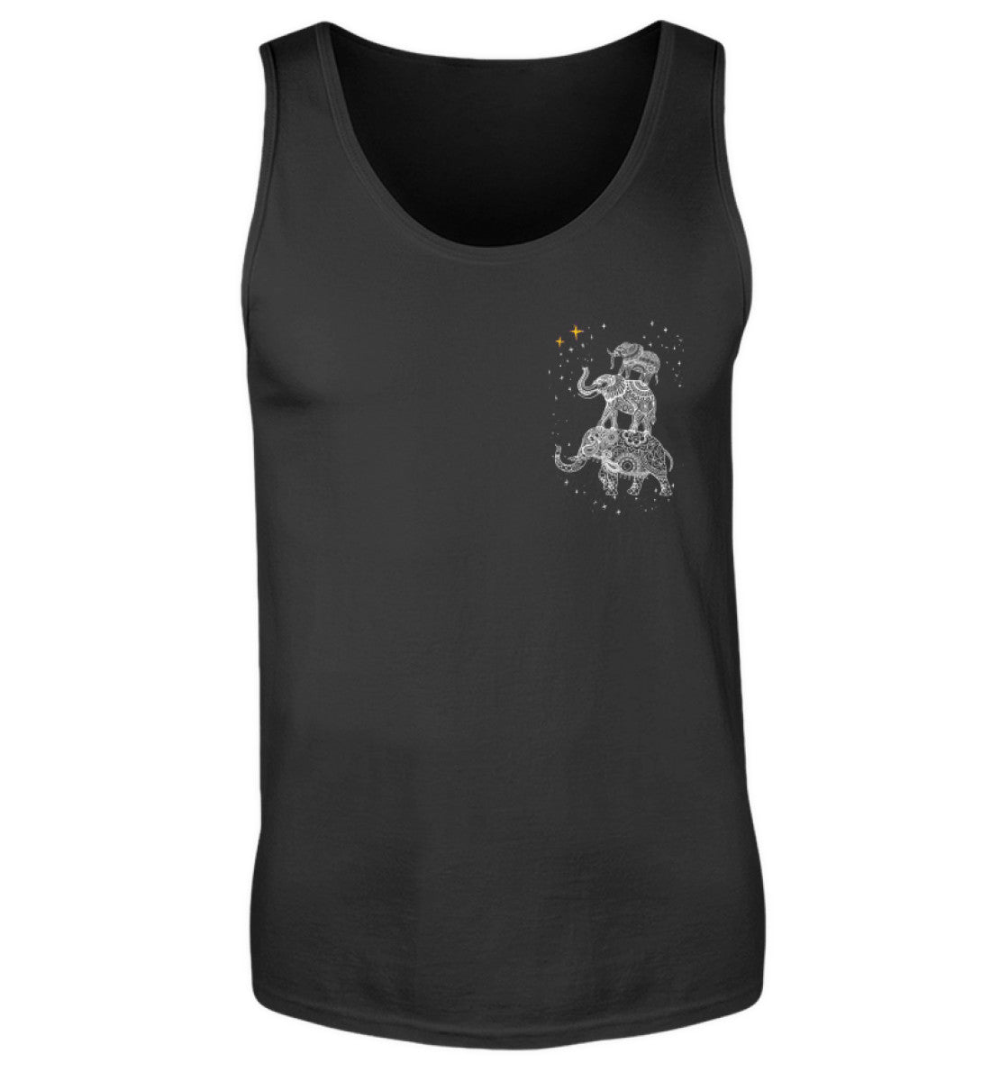 KRAFT, GLÜCK UND WOHLSTAND  - Herren Mandala Tanktop