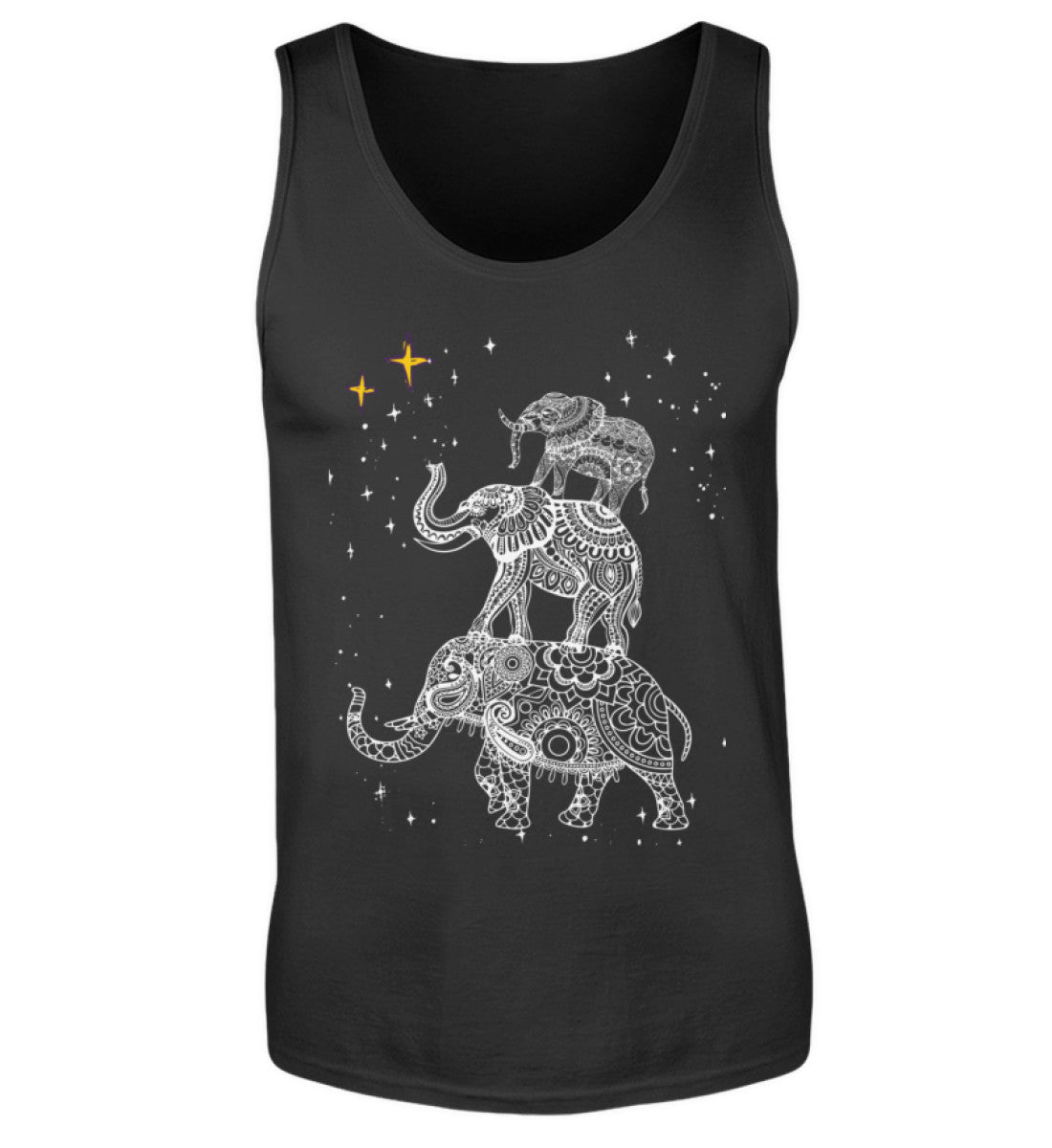 KRAFT, GLÜCK UND WOHLSTAND  - Herren MANDALA Tanktop