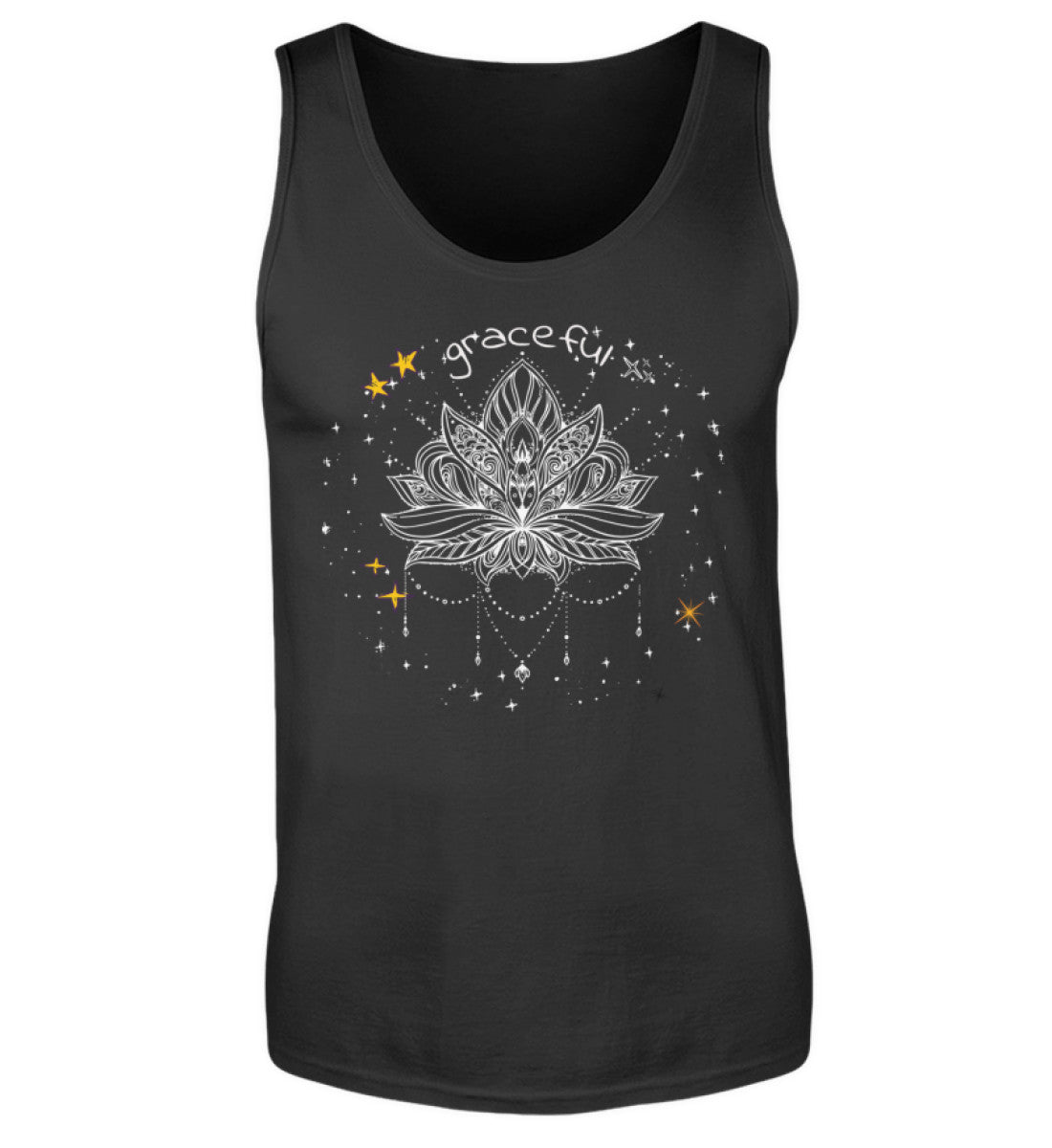 GRACEFUL LOTUS FLOWER  - Herren Mandala Tanktop