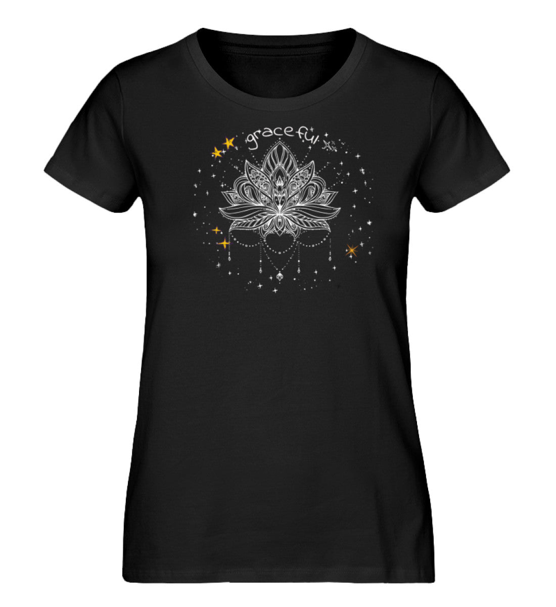 GRACEFUL LOTUS FLOWER  -Mandala Organic Shirt